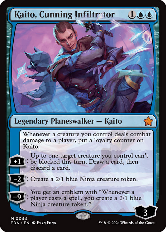 Kaito, Cunning Infiltrator [Foundations] Foil