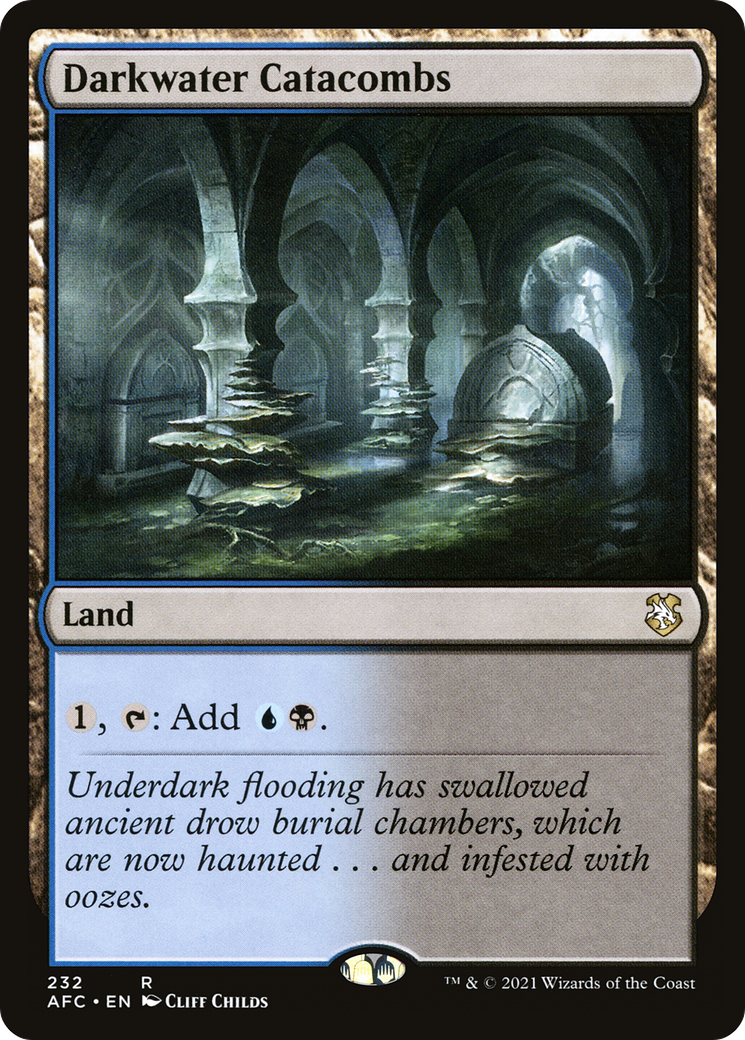 Darkwater Catacombs (232) - Forgotten Realms Commander