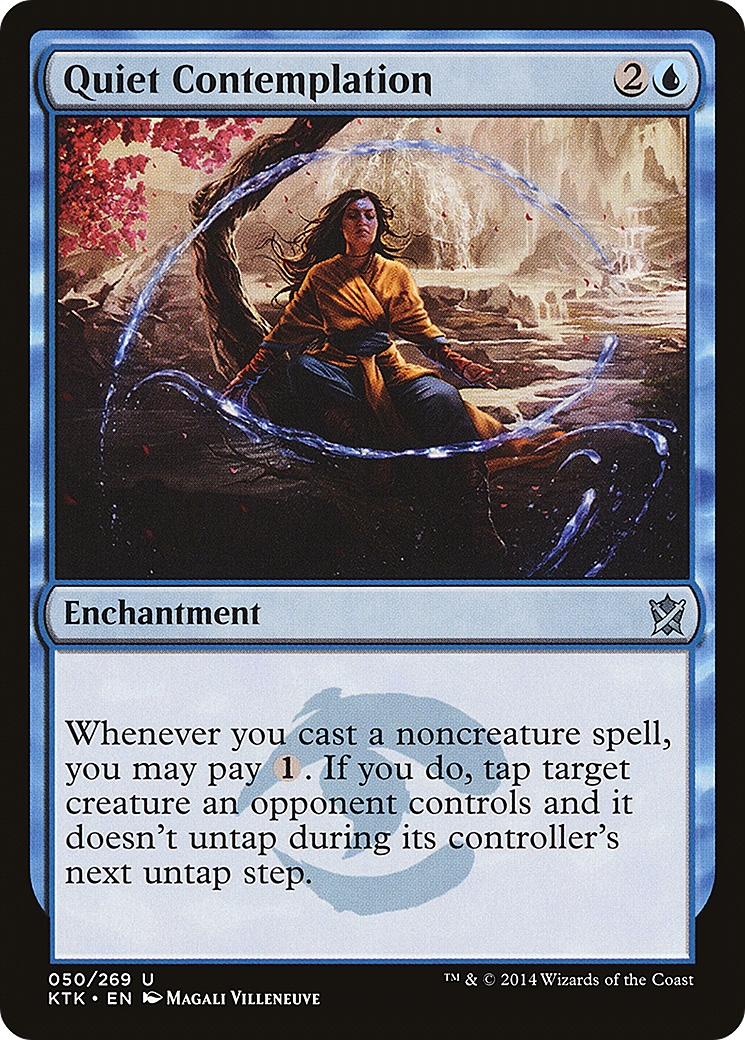 Quiet Contemplation (050) Foil - Khans of Tarkir
