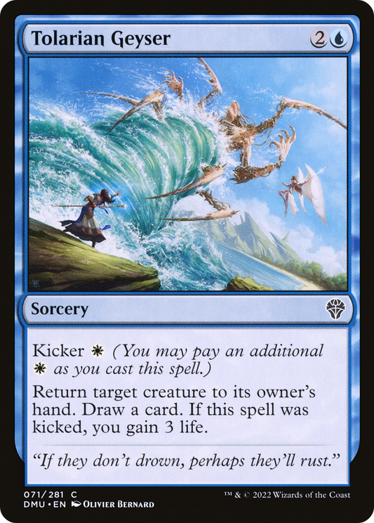 Tolarian Geyser [Dominaria United] Foil