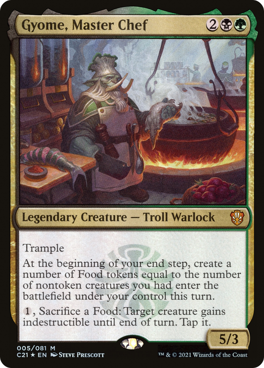 Gyome, Master Chef (005) Foil - Commander 2021