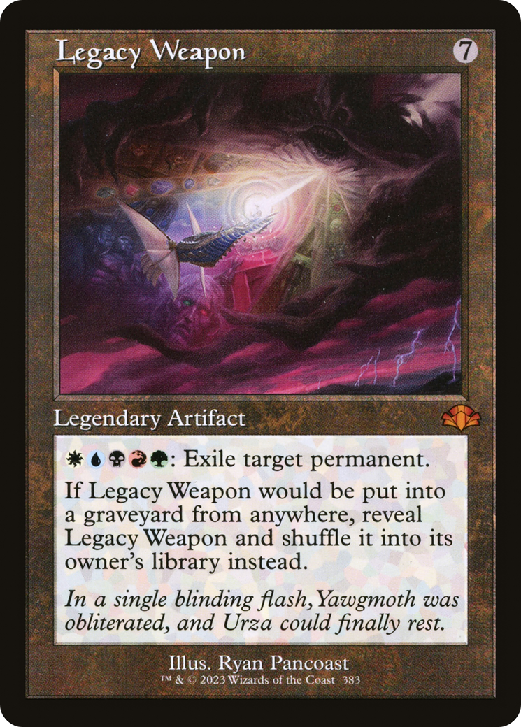 Legacy Weapon (Retro) [Dominaria Remastered] | Silver Goblin