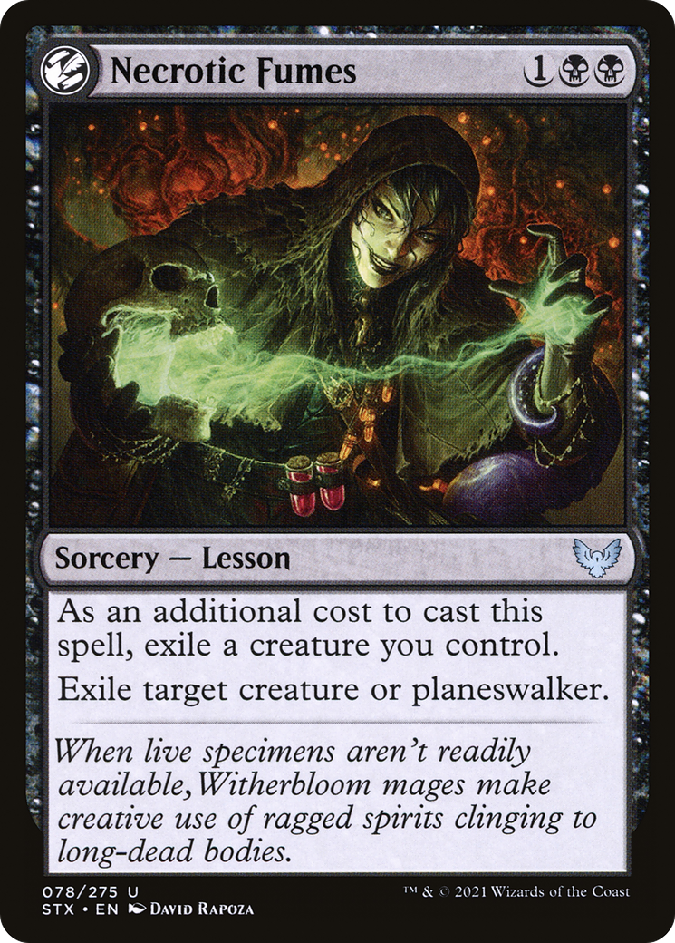 Necrotic Fumes (078) - Strixhaven: School of Mages