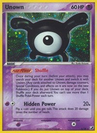 Unown (X) (X/28) [EX: Unseen Forces] | Silver Goblin