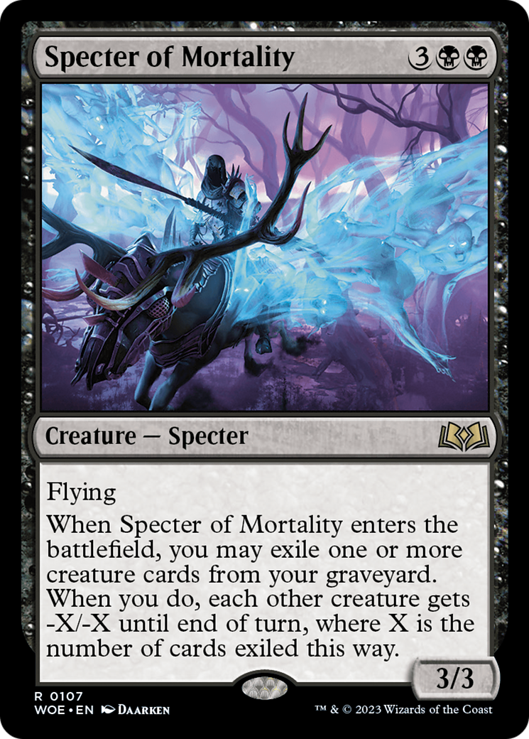 Specter of Mortality (107) - Wilds of Eldraine