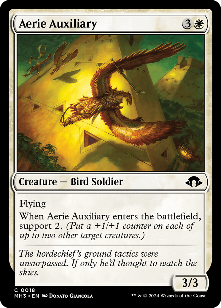 Aerie Auxiliary [Modern Horizons 3] | Silver Goblin