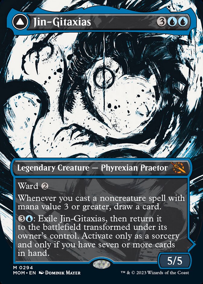 Jin-Gitaxias // The Great Synthesis (Showcase) (294) Foil - March of the Machine