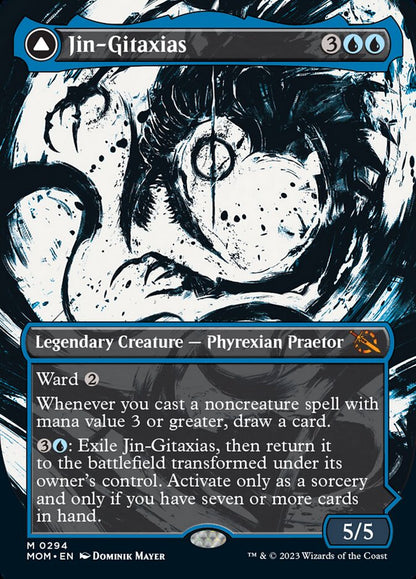 Jin-Gitaxias // The Great Synthesis (Showcase) (294) Foil - March of the Machine