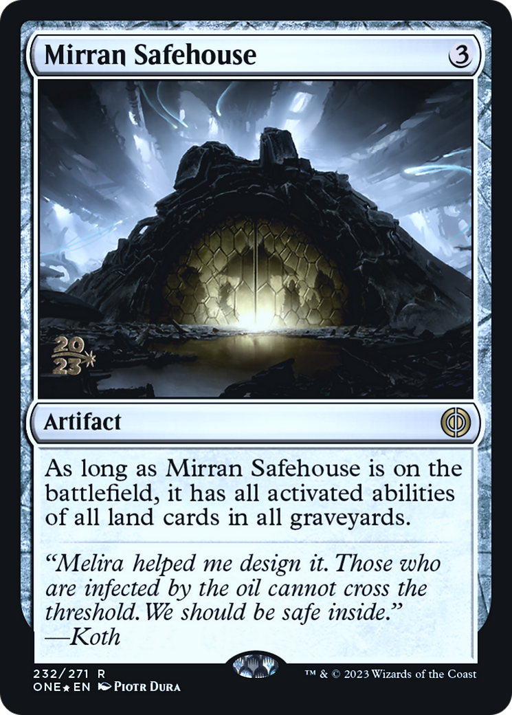 Mirran Safehouse (232s) Foil - Phyrexia: All Will Be One Promos