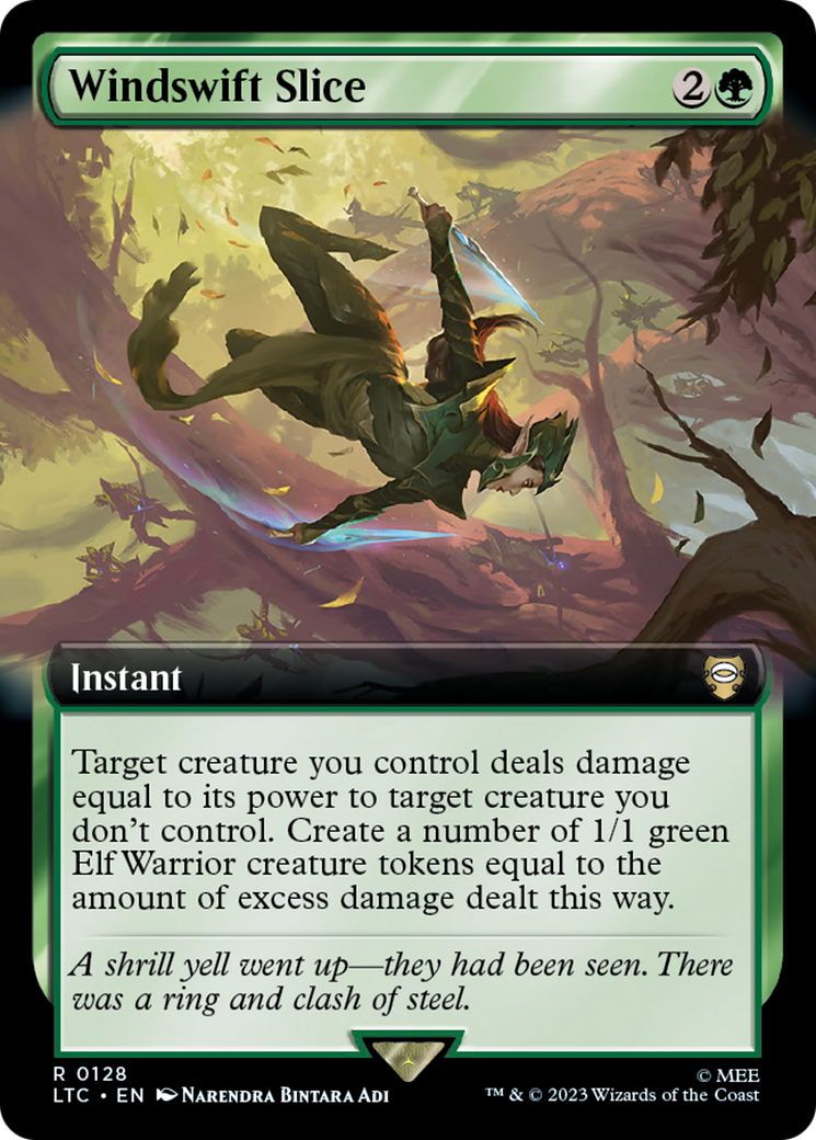 Windswift Slice (Extended Art) (128) - Tales of Middle-earth Commander