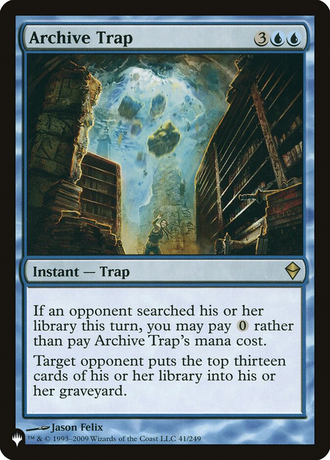 Archive Trap [The List] | Silver Goblin