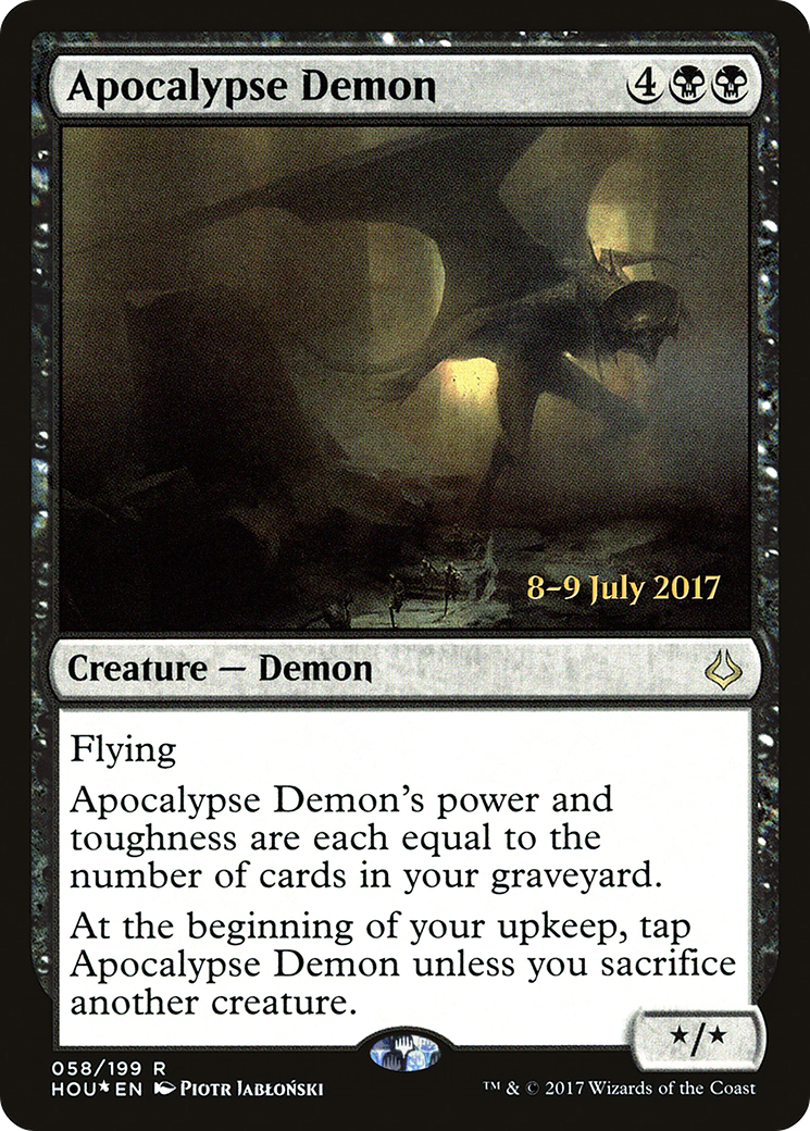 Apocalypse Demon (58s) Foil - Hour of Devastation Promos