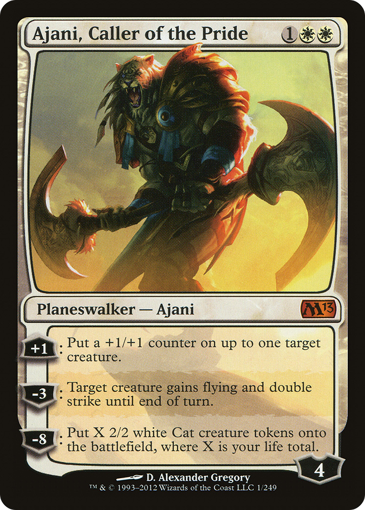 Ajani, Caller of the Pride [Magic 2013] Foil