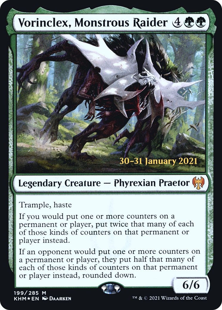Vorinclex, Monstrous Raider (199) Foil - Kaldheim Promos