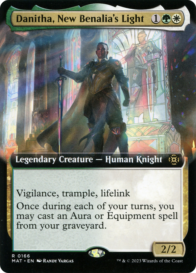 Danitha, New Benalia's Light (Extended Art) (166) Foil - March of the Machine: The Aftermath