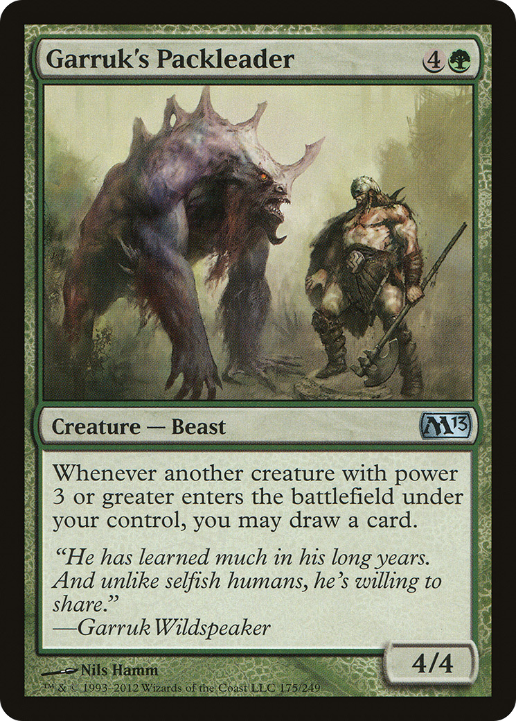 Garruk's Packleader (175) - Magic 2013