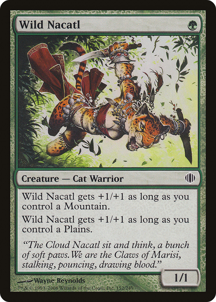 Wild Nacatl (152) Foil - Shards of Alara