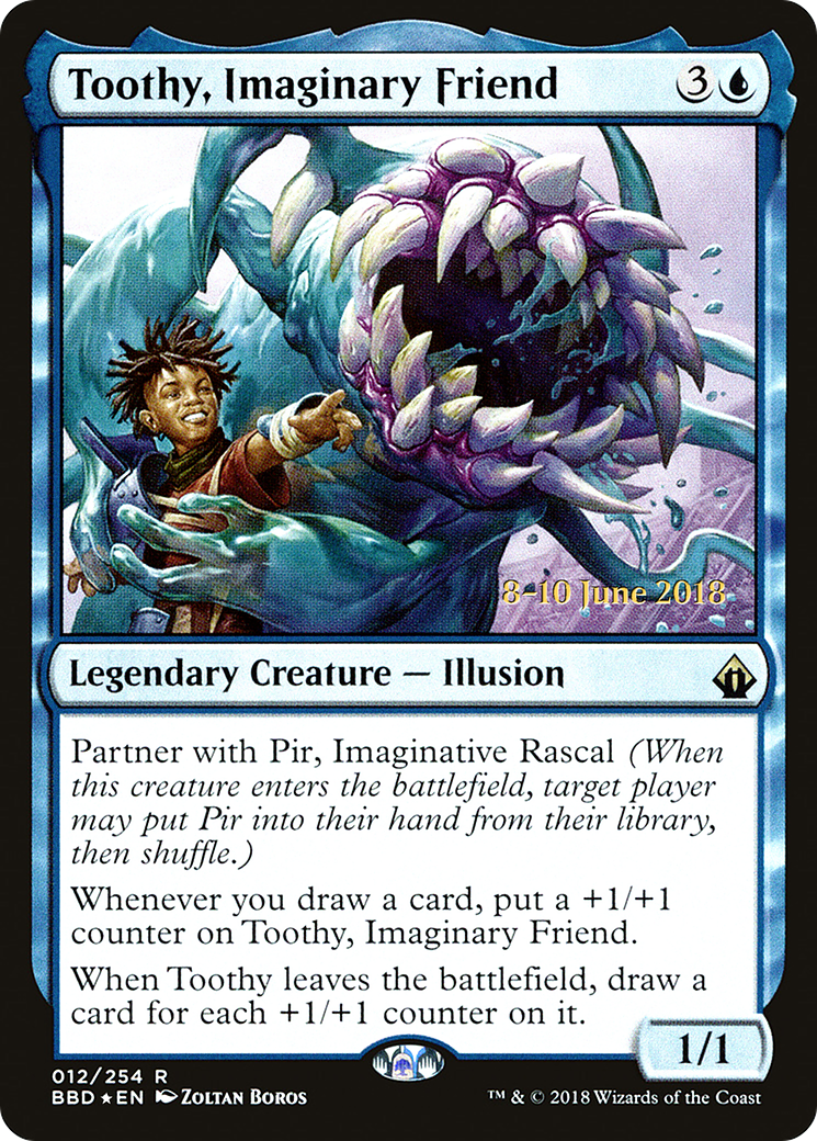 Toothy, Imaginary Friend (012) Foil - Battlebond Promos