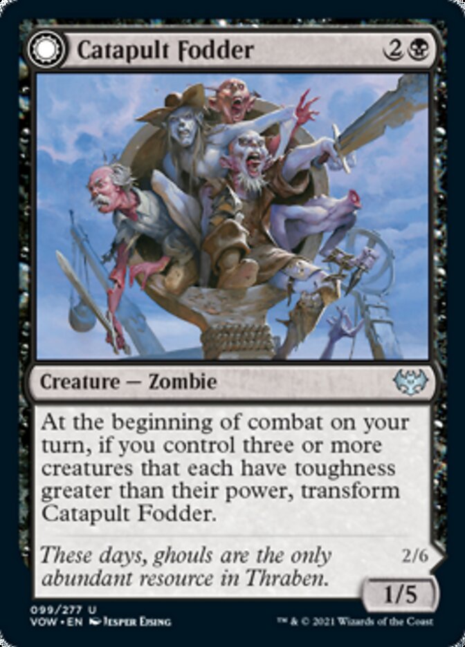 Catapult Fodder // Catapult Captain [Innistrad: Crimson Vow] Foil