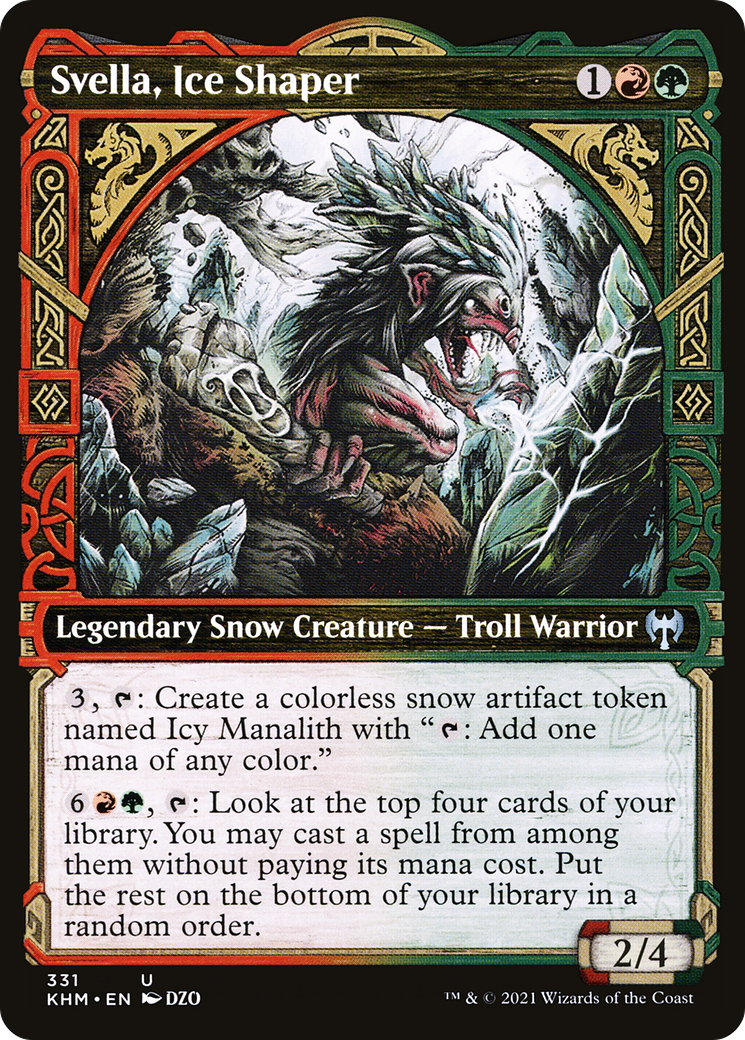 Svella, Ice Shaper (Showcase) (331) Foil - Kaldheim