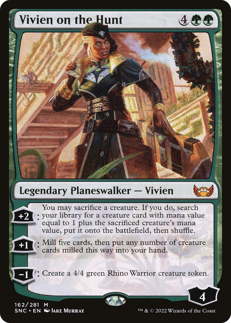 Vivien on the Hunt (162) Foil - Streets of New Capenna