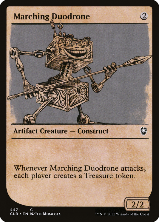 Marching Duodrone (Showcase) (447) Foil - Commander Legends: Battle for Baldur's Gate
