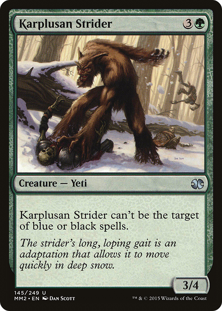 Karplusan Strider (145) Foil - Modern Masters 2015
