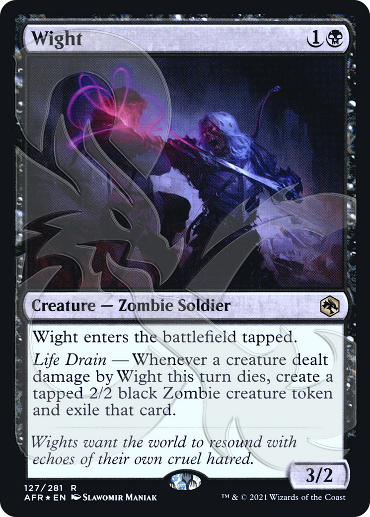 Wight (127) Foil - Adventures in the Forgotten Realms Promos