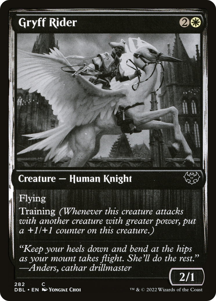 Gryff Rider (282) Foil - Innistrad: Double Feature