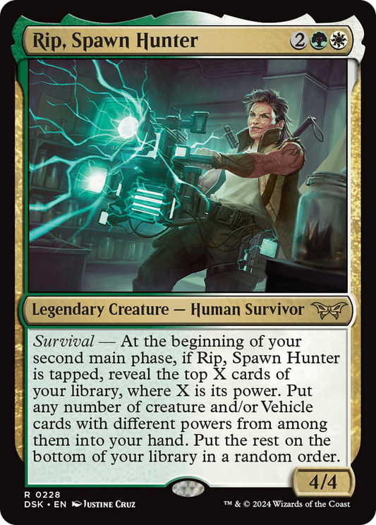 Rip, Spawn Hunter [Duskmourn: House of Horror] Foil