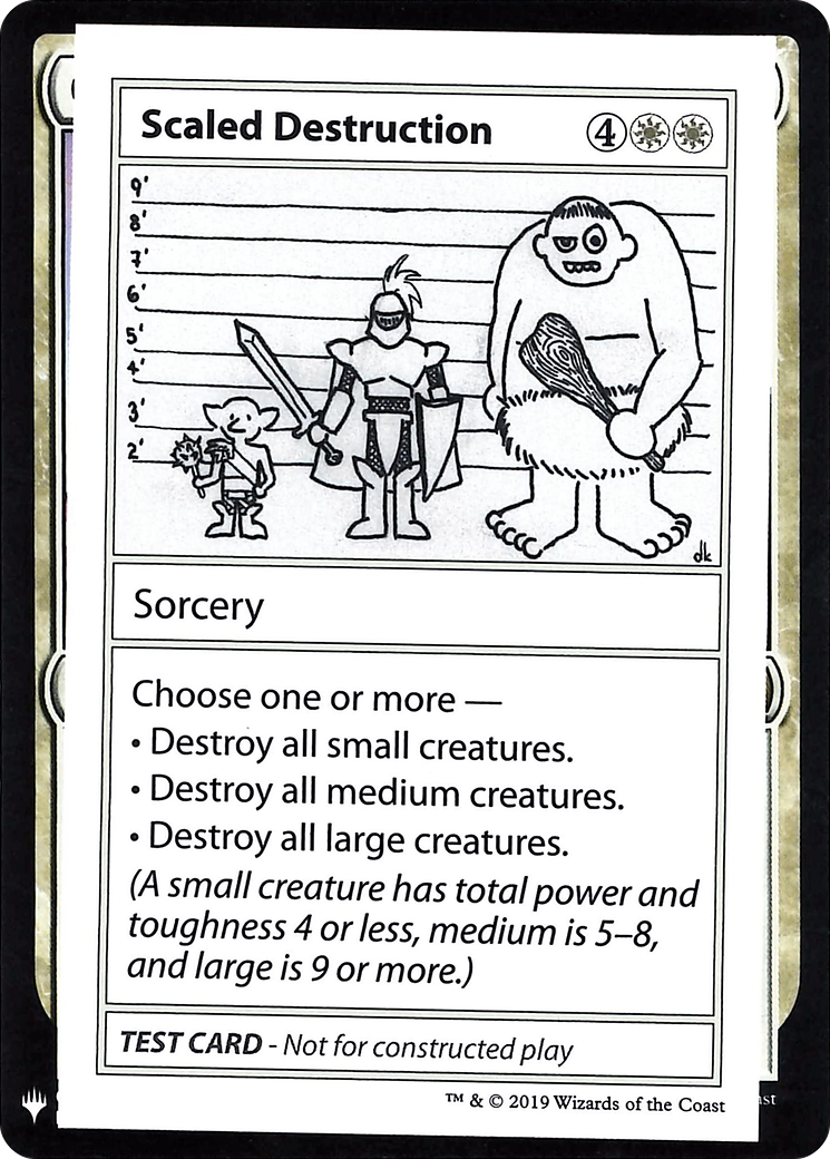 Scaled Destruction - Mystery Booster Playtest Cards 2019