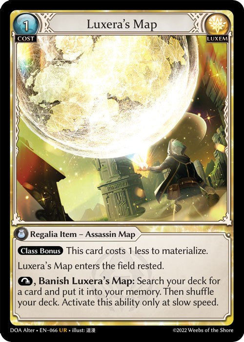 Luxera's Map (066) [Dawn of Ashes: Alter Edition] Foil