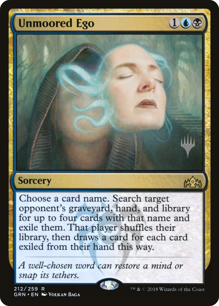 Unmoored Ego (212p) Foil - Guilds of Ravnica Promos