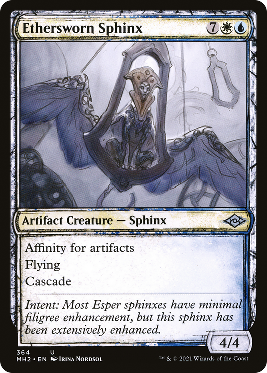 Ethersworn Sphinx (Showcase) (364) Foil - Modern Horizons 2