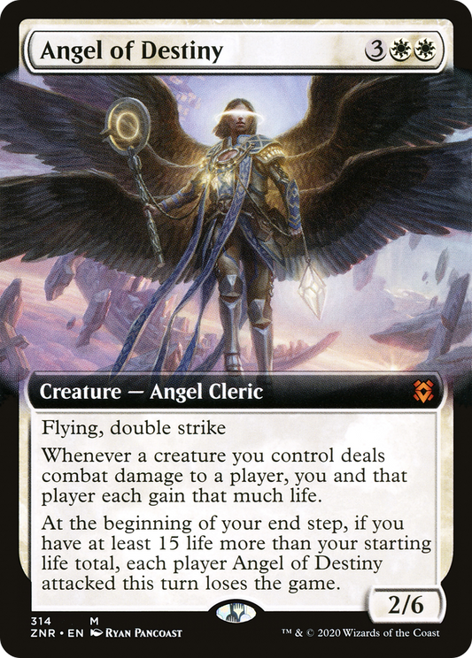 Angel of Destiny (Extended Art) (314) Foil - Zendikar Rising