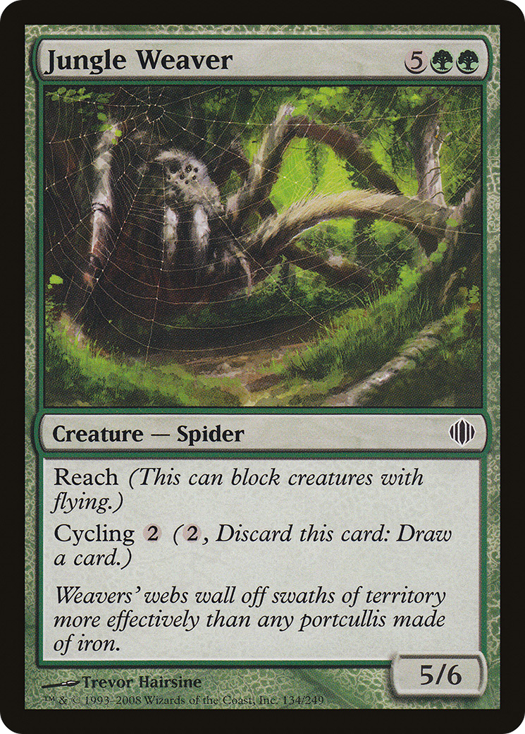 Jungle Weaver (134) Foil - Shards of Alara