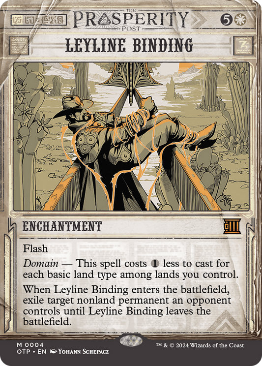 Leyline Binding [Outlaws of Thunder Junction: Breaking News] Foil