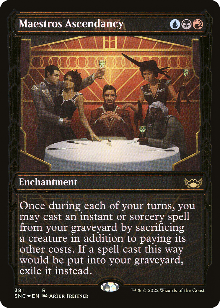 Maestros Ascendancy (Gilded Foil) (381) Foil - Streets of New Capenna