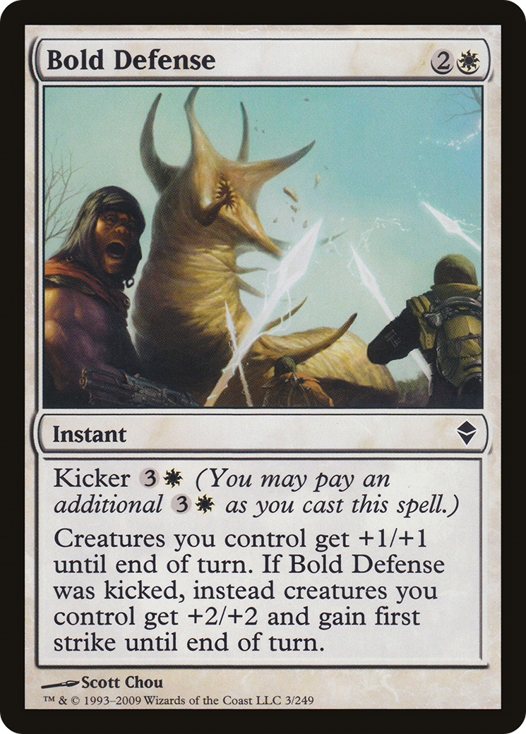 Bold Defense (003) Foil - Zendikar