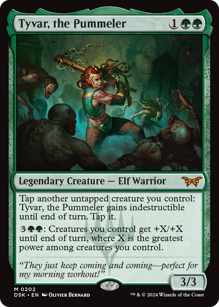 Tyvar, the Pummeler [Duskmourn: House of Horror] Foil