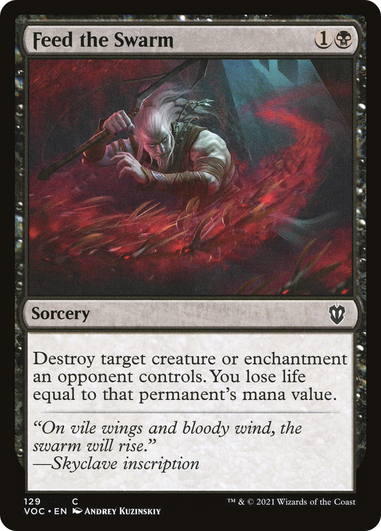 Feed the Swarm (129) - Crimson Vow Commander