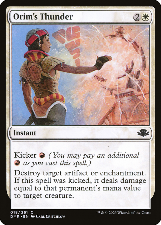 Orim's Thunder [Dominaria Remastered] Foil