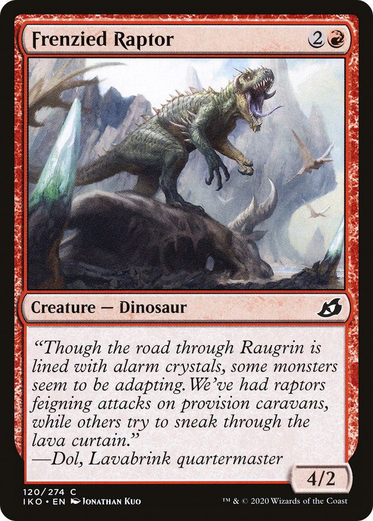 Frenzied Raptor (120) - Ikoria: Lair of Behemoths