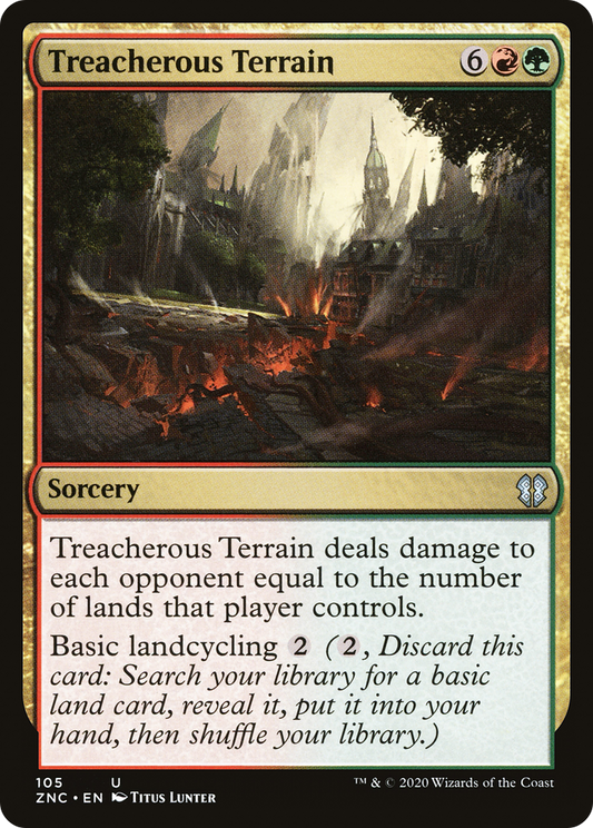 Treacherous Terrain (105) - Zendikar Rising Commander