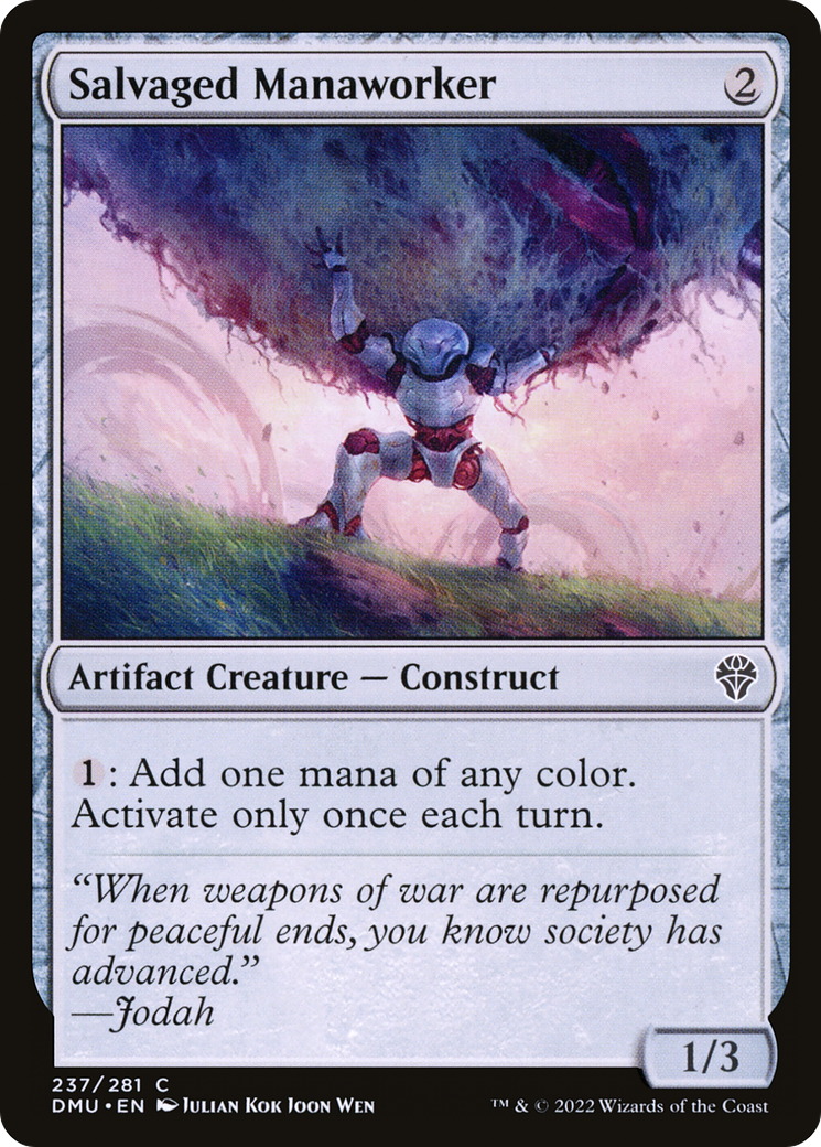 Salvaged Manaworker [Dominaria United] Foil