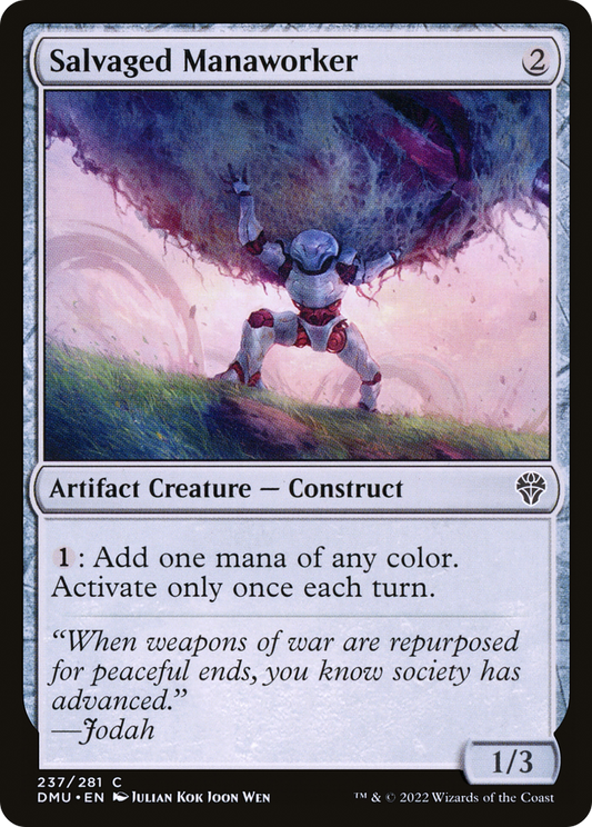 Salvaged Manaworker [Dominaria United] Foil