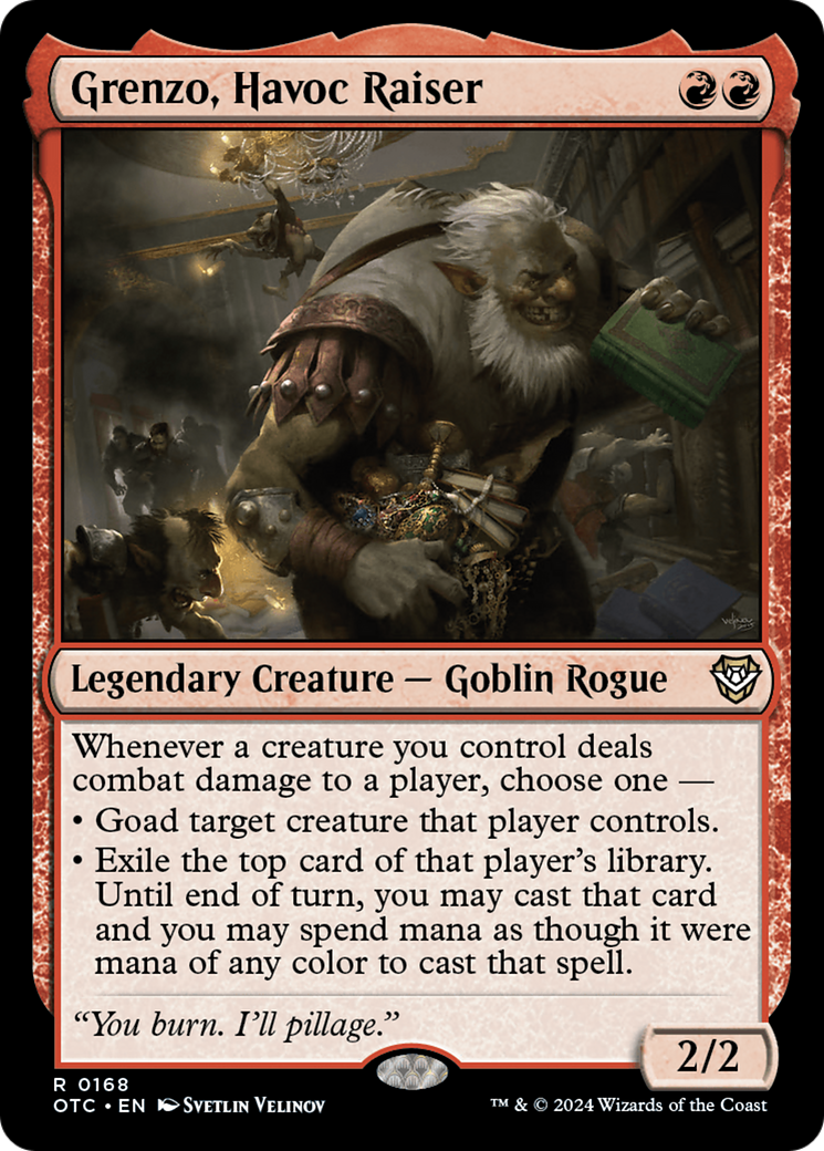 Grenzo, Havoc Raiser (168) - Outlaws of Thunder Junction Commander