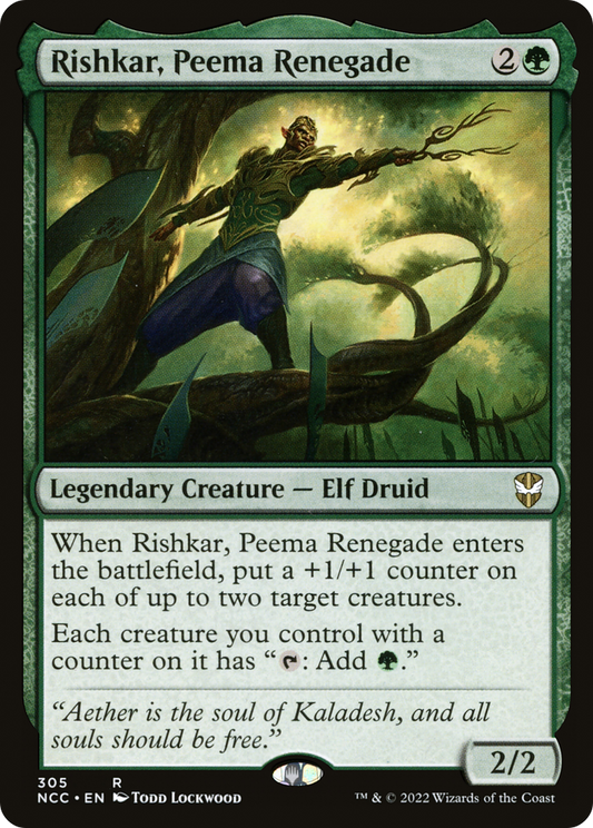 Rishkar, Peema Renegade (305) - New Capenna Commander