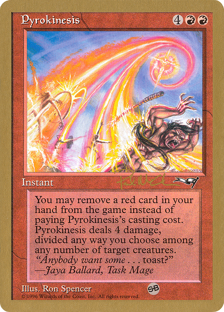 Pyrokinesis - 1997 Paul McCabe (ALL) (SB) (Retro) - World Championship Decks 1997