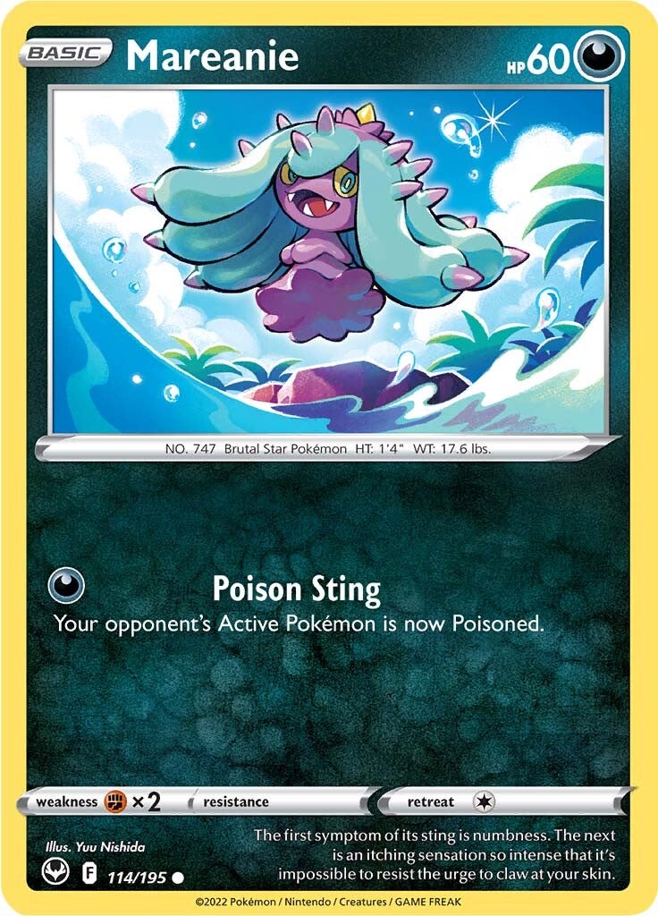 Mareanie (114/195) [Sword & Shield: Silver Tempest] | Silver Goblin